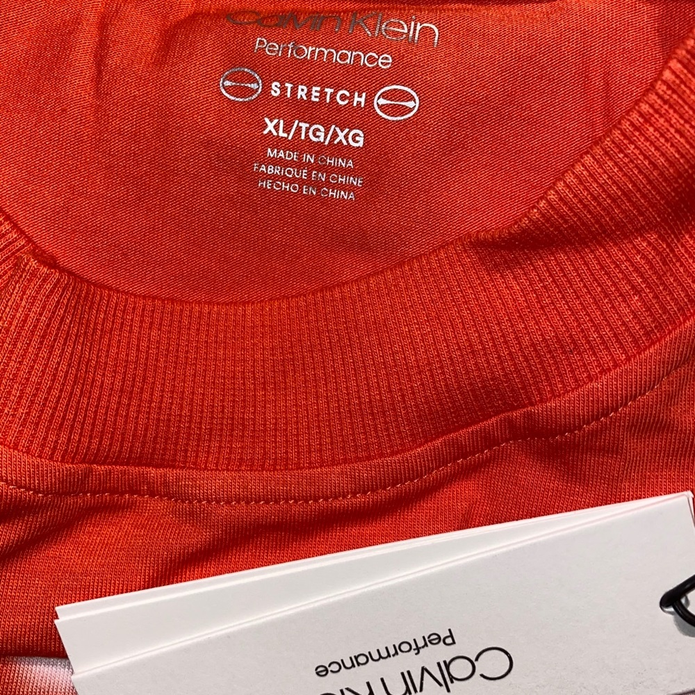 Final Price! Calvin Klein Keywest Caliente Combo Tie-Dyed Crop Tee  Size XL - Picture 5 of 7